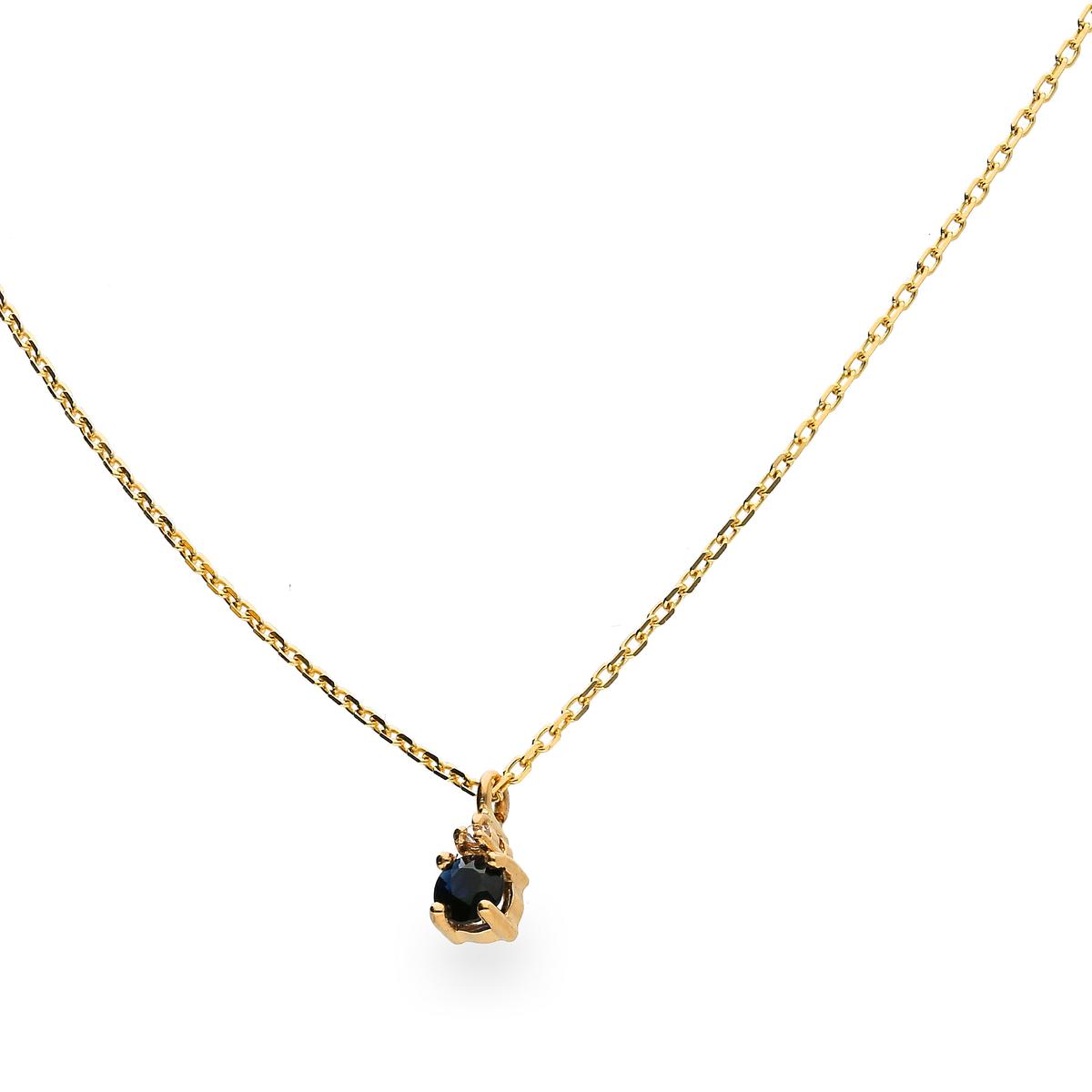 18k gold diamond pendant DUSK