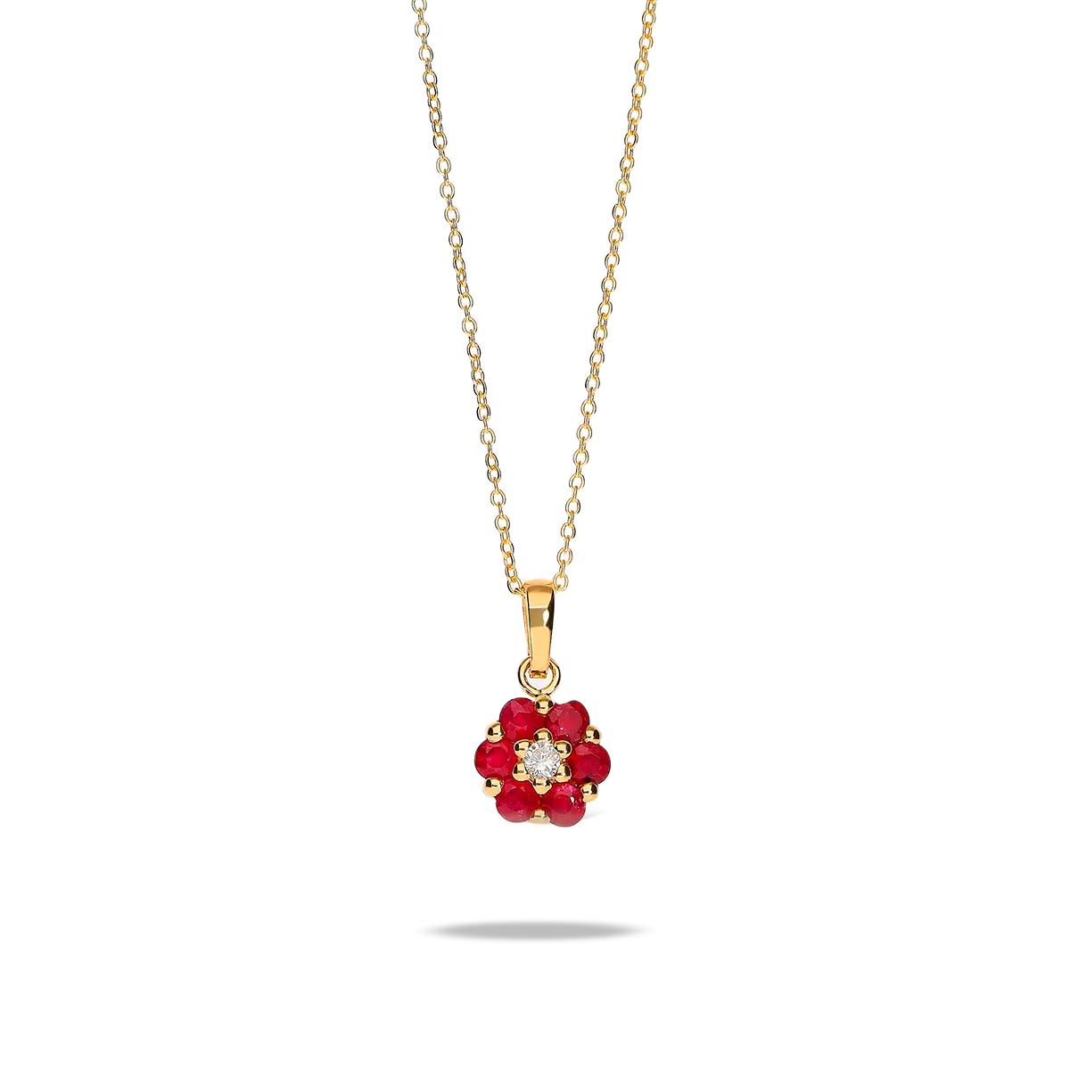 Collar diamante oro 18 quilates BLOSSOM