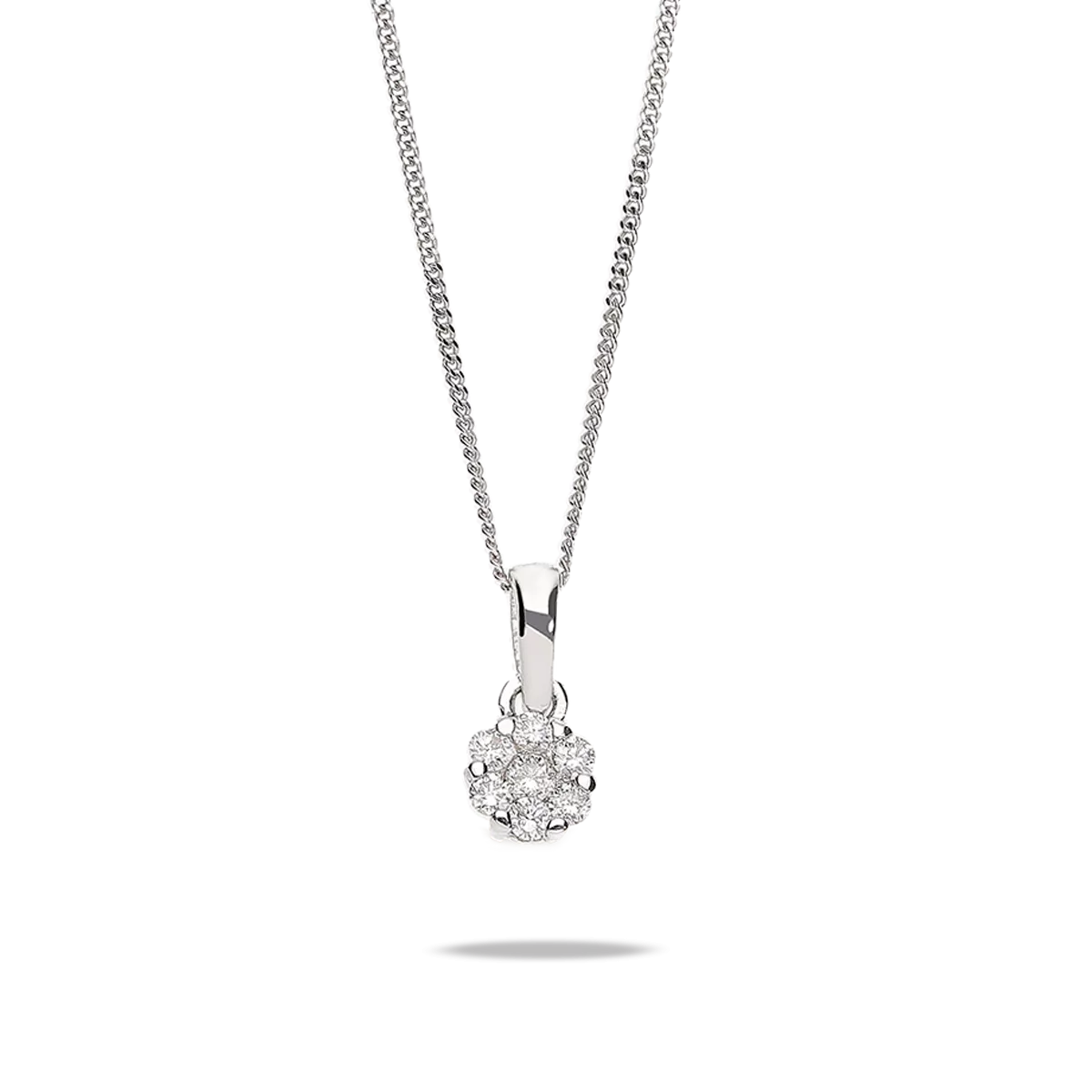 18k gold diamond pendant