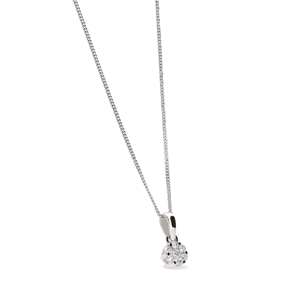 18k gold diamond pendant