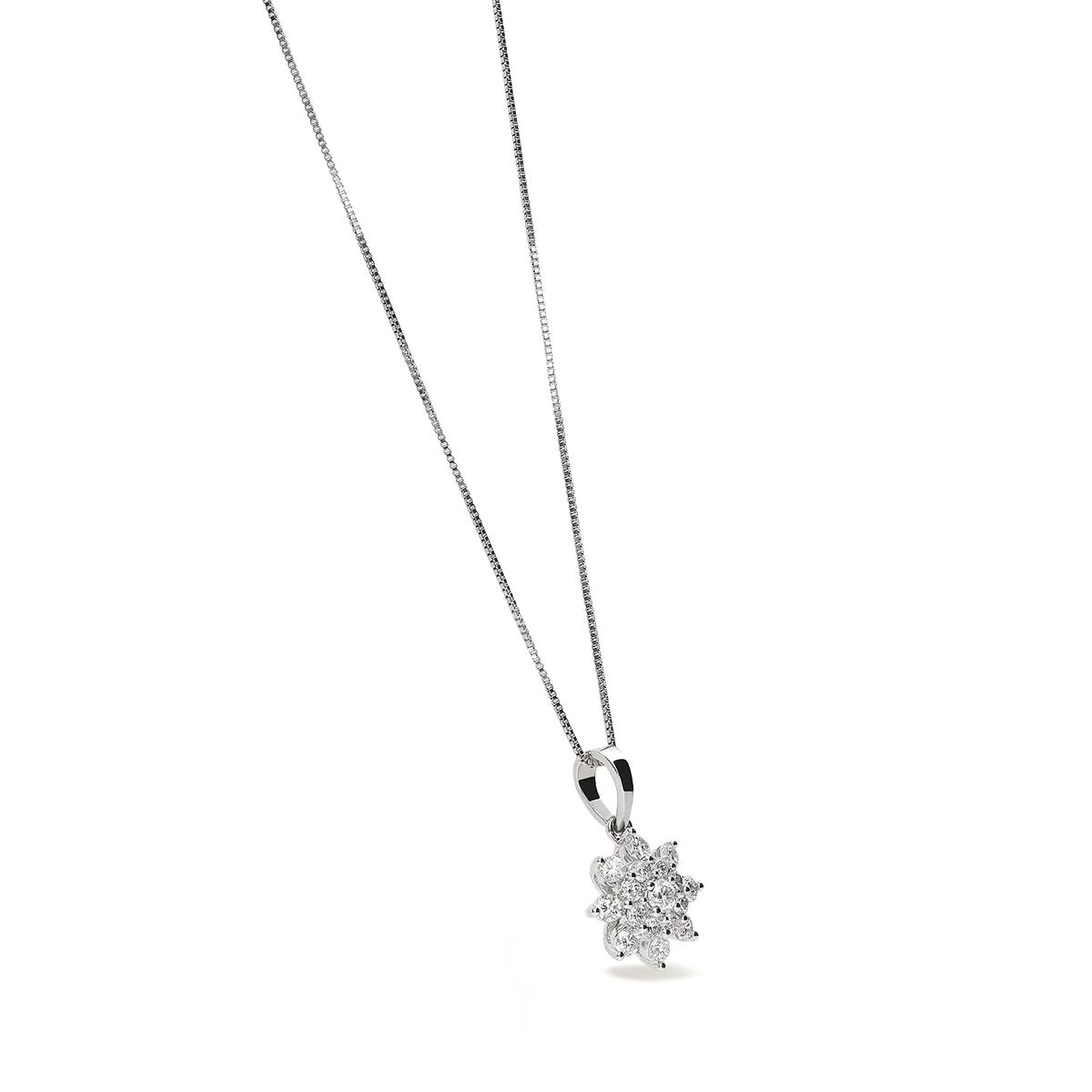 18k gold diamond pendant