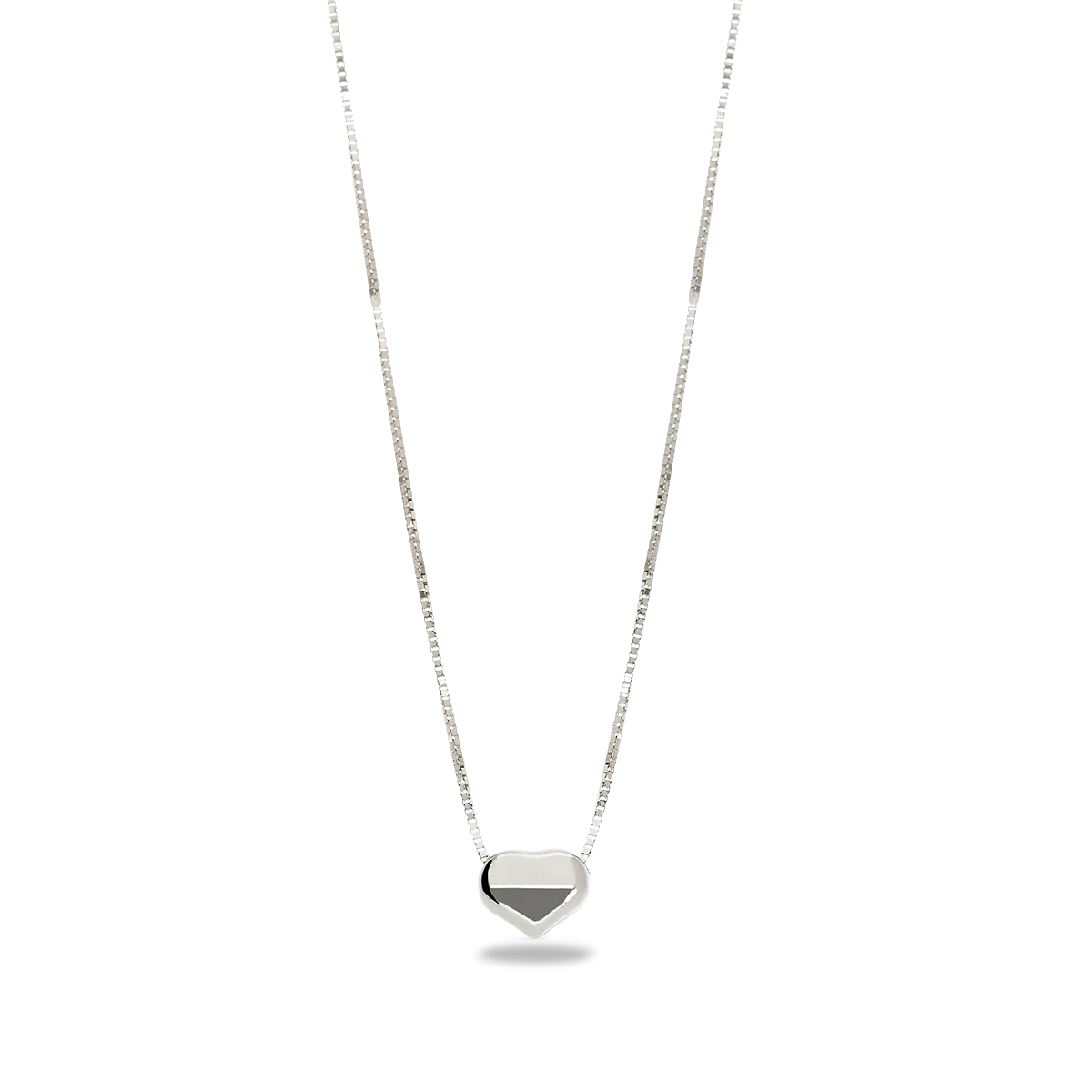 18k white gold pendant