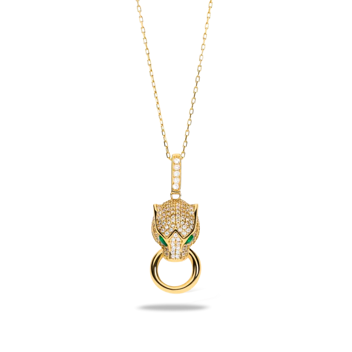 18k gold pendant LEOPARD