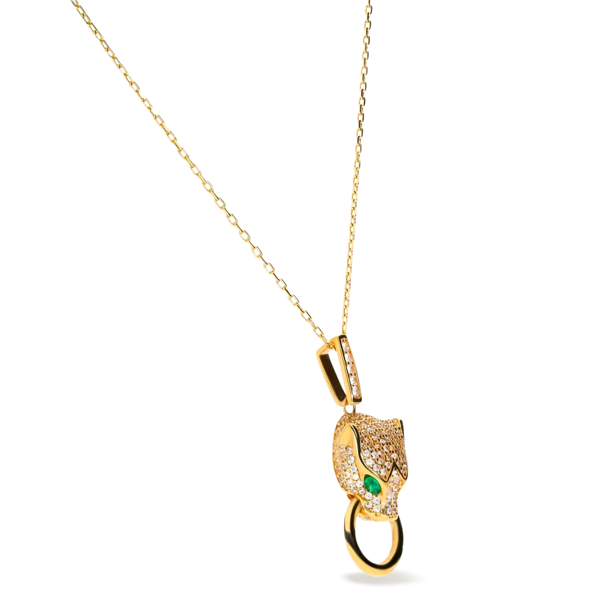 18k gold pendant LEOPARD