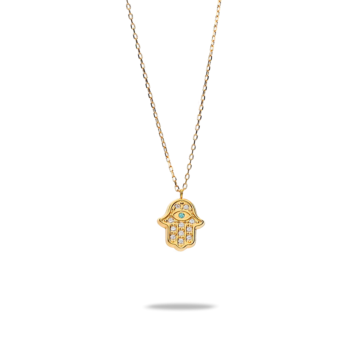 18k gold pendant