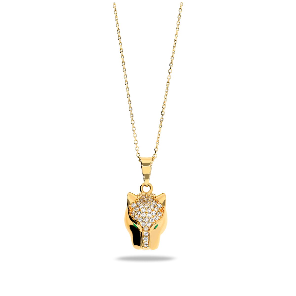 18k gold pendant LEOPARD