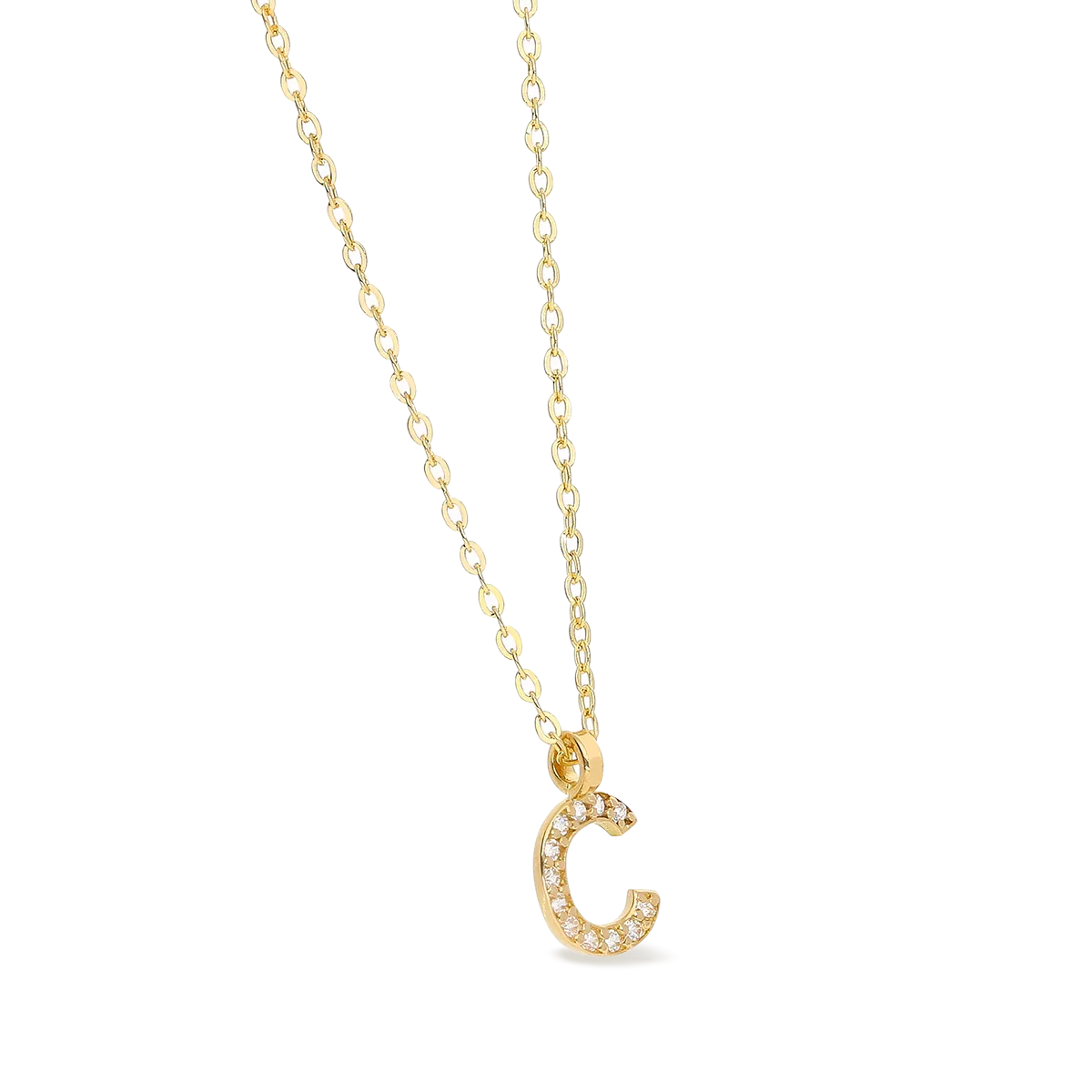 18k gold pendant ABECEDARY