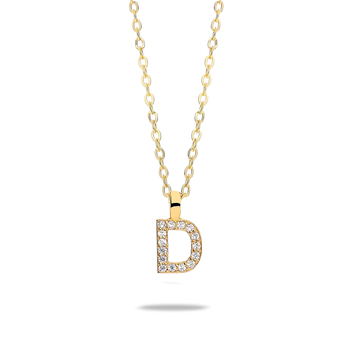 18k gold pendant ABECEDARY