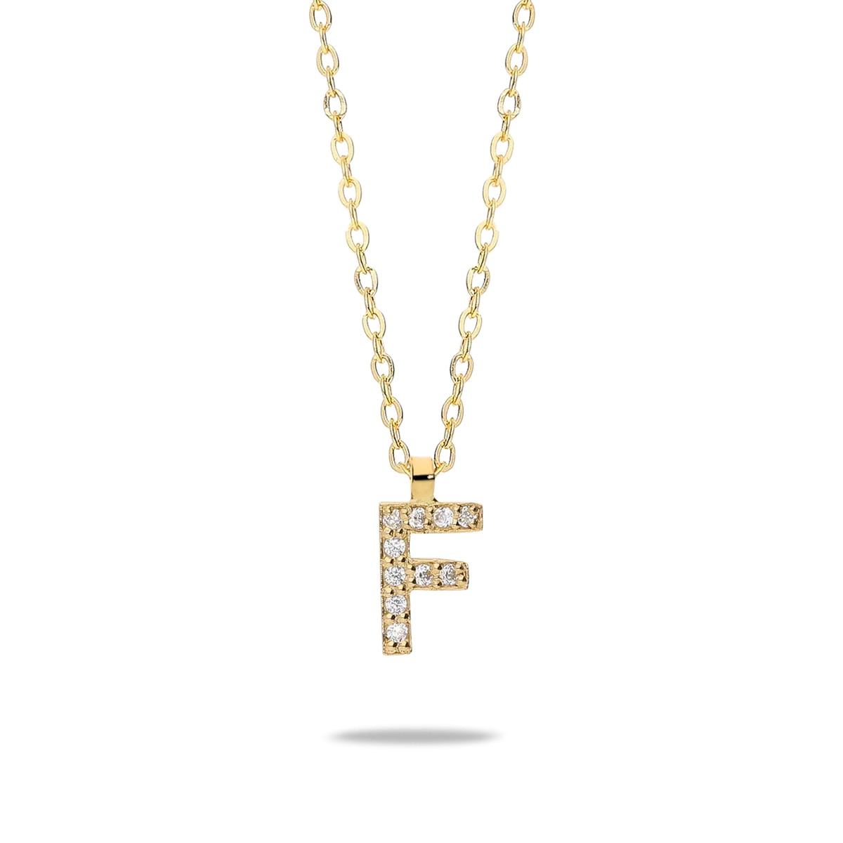 18k gold pendant ABECEDARY