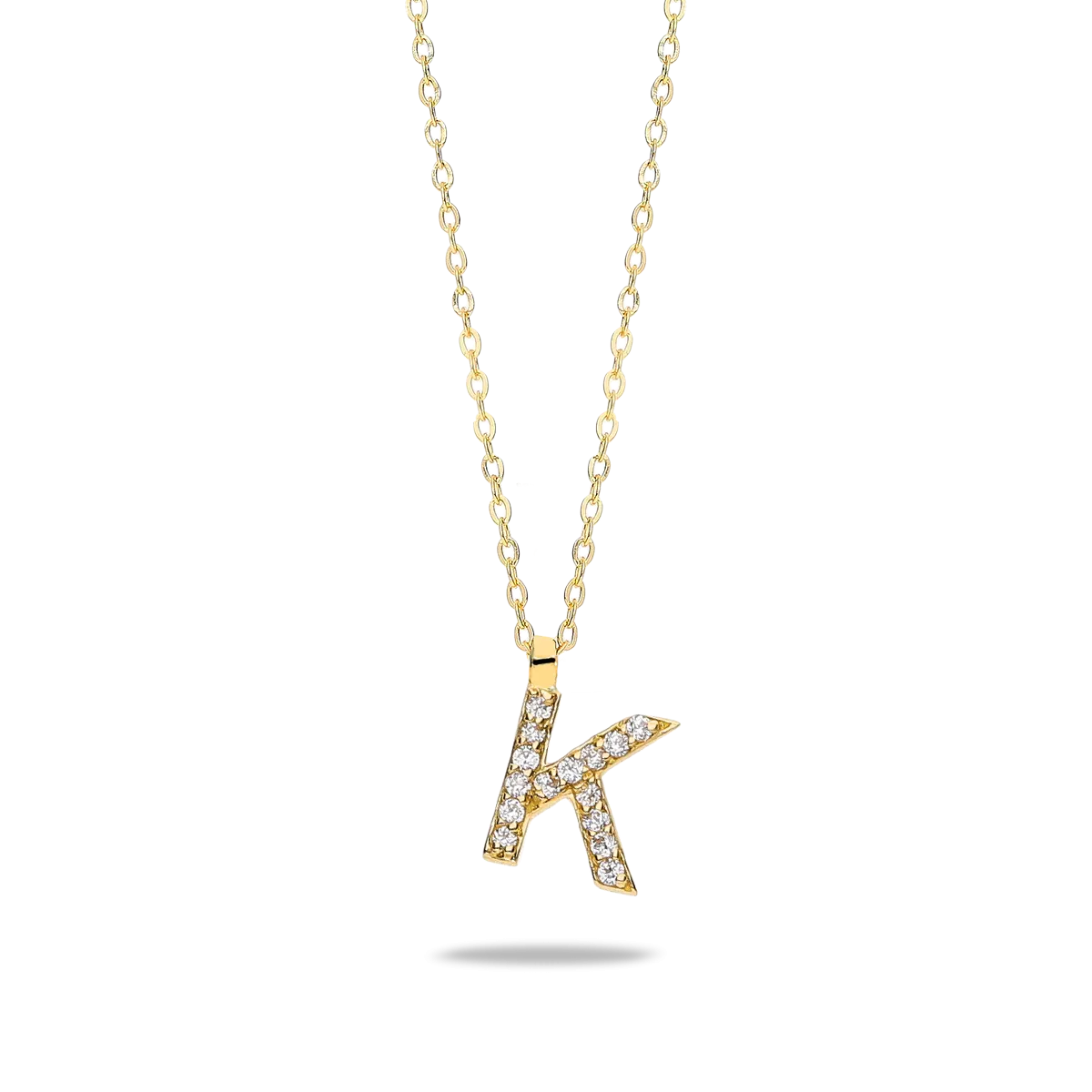 18k gold pendant ABECEDARY