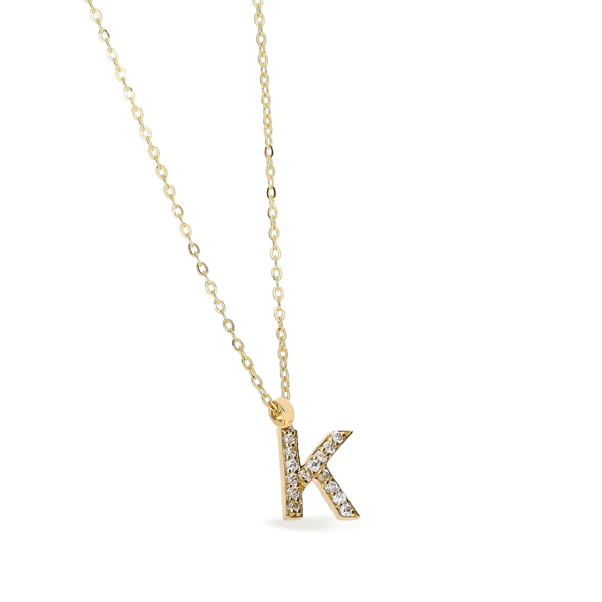 18k gold pendant ABECEDARY