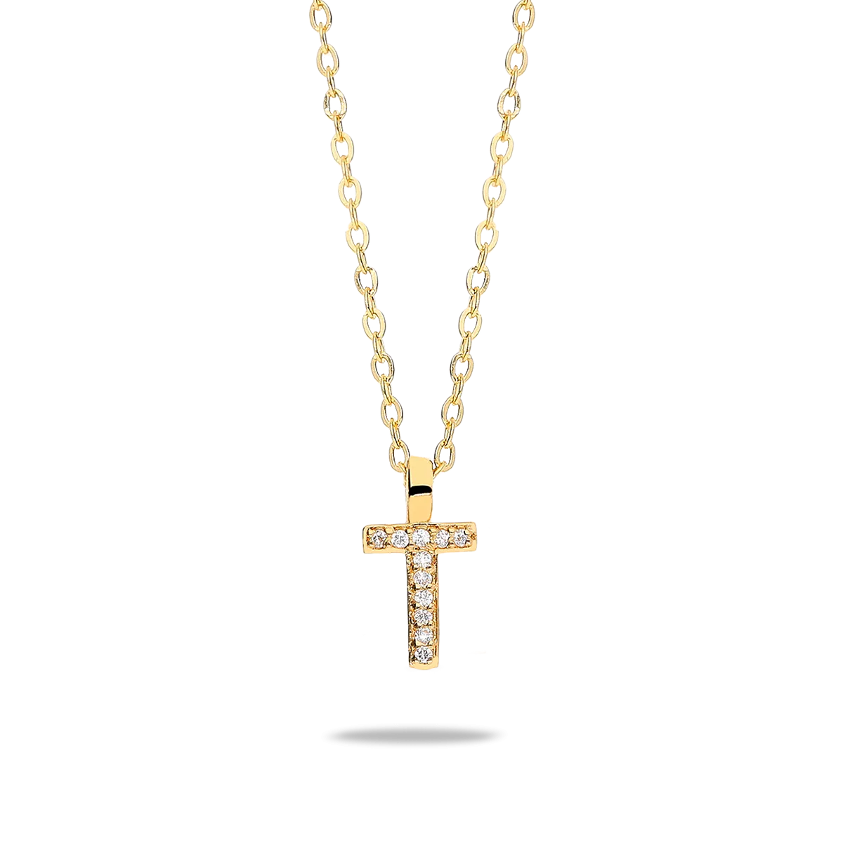 18k gold pendant ABECEDARY