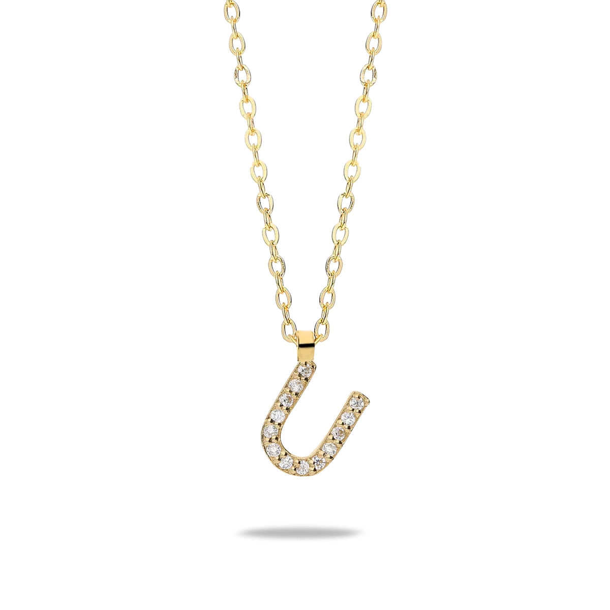 18k gold pendant ABECEDARY