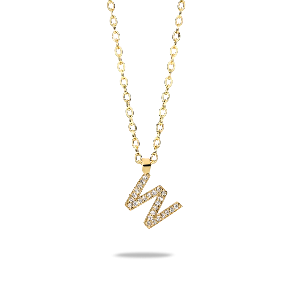 18k gold pendant ABECEDARY