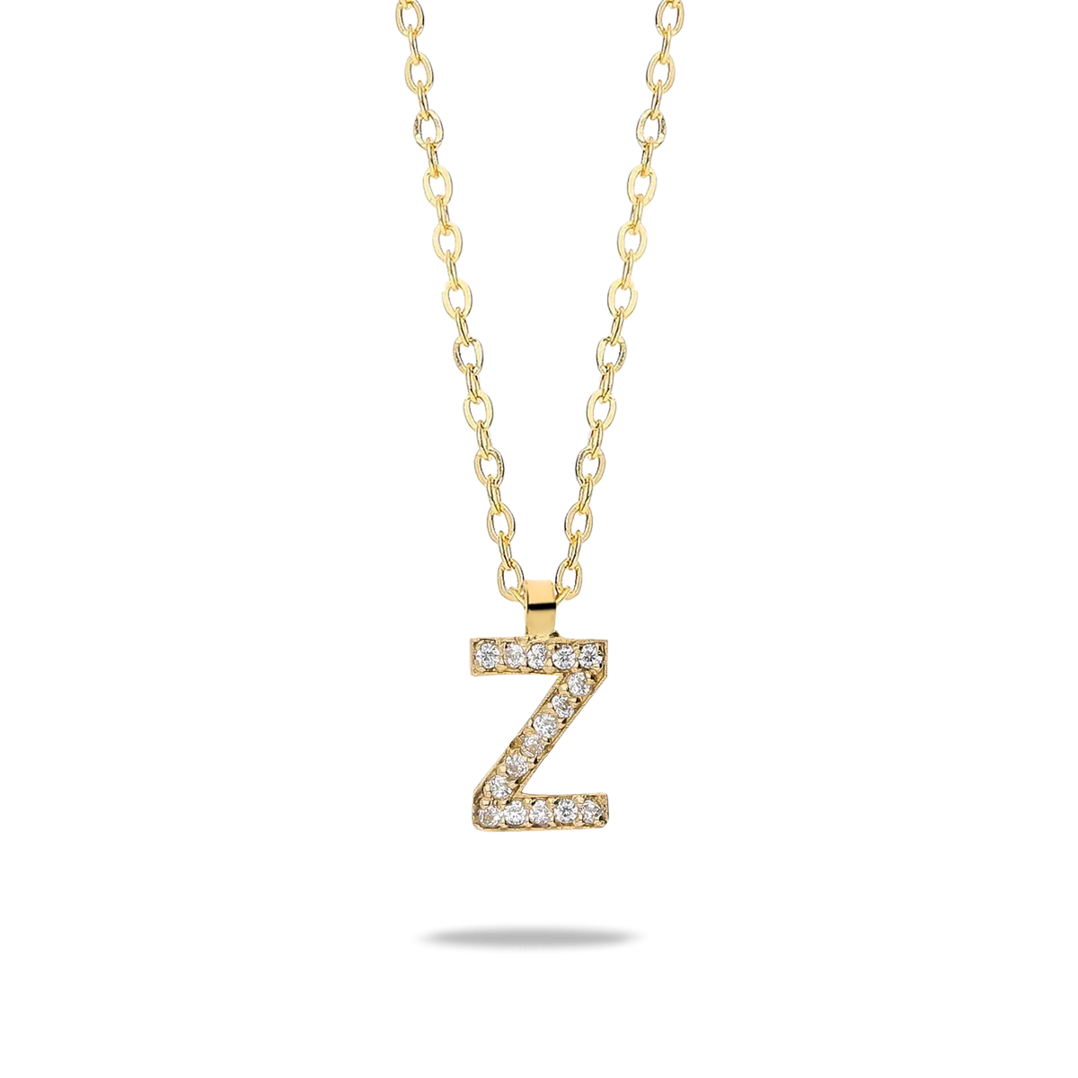 18k gold pendant ABECEDARY