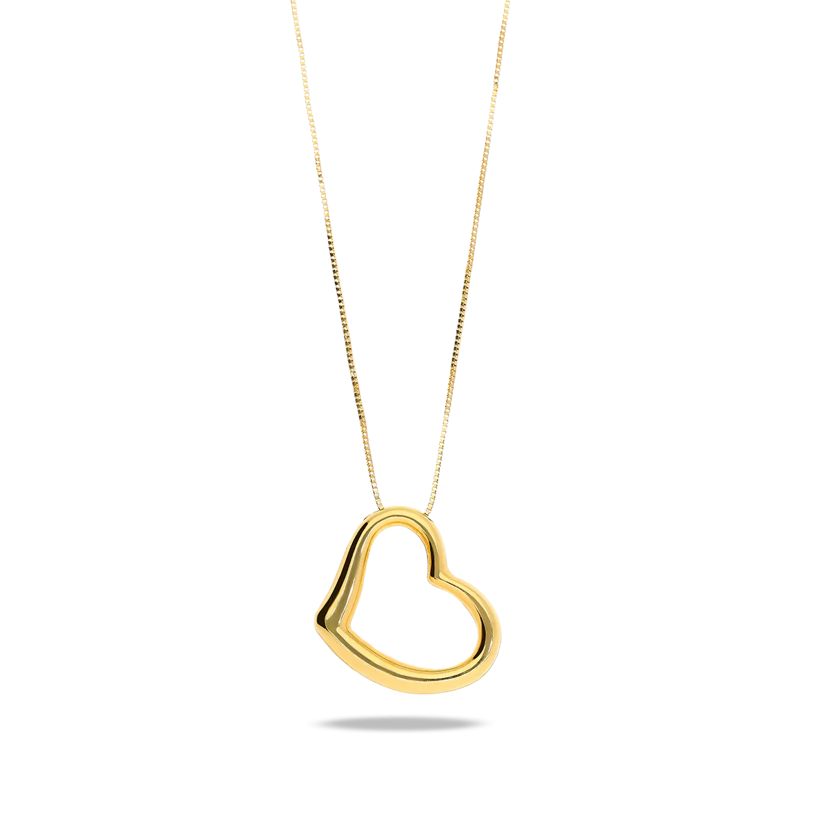 750 gold short necklace