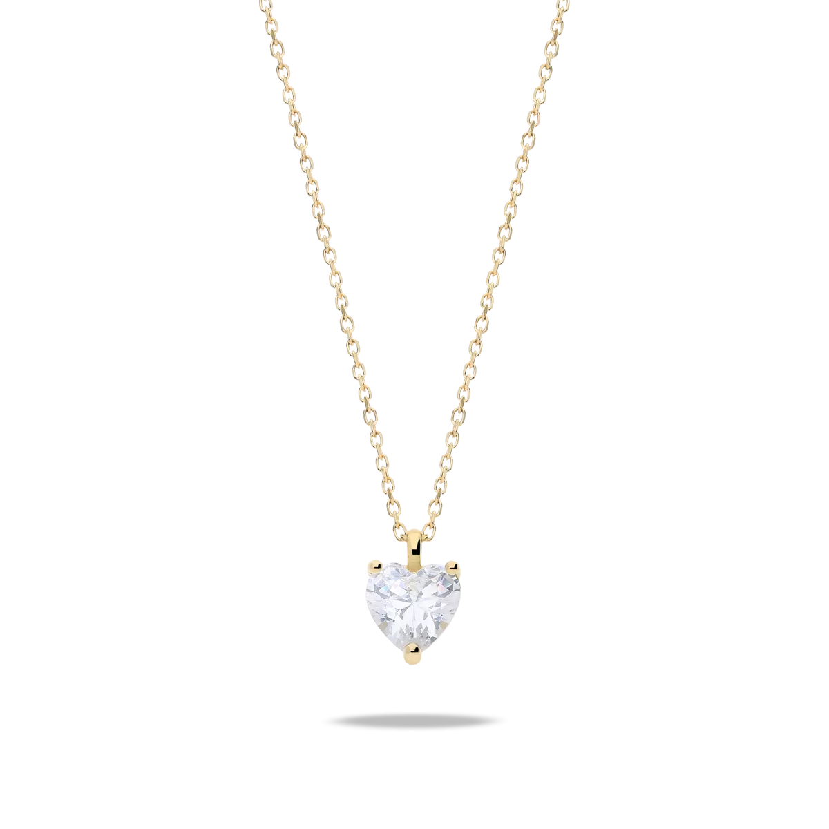 18k gold pendant FANCY LOVE