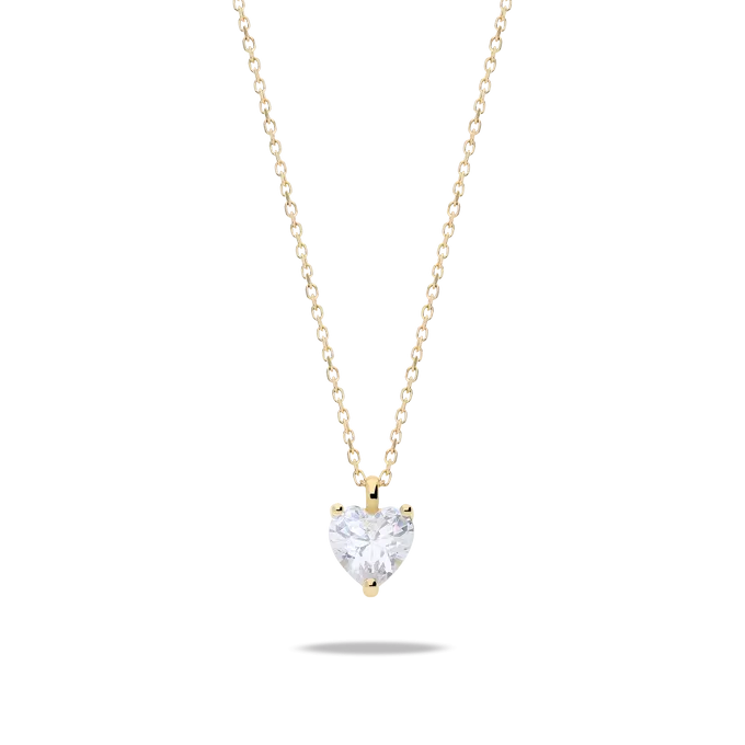 18k gold pendant FANCY LOVE