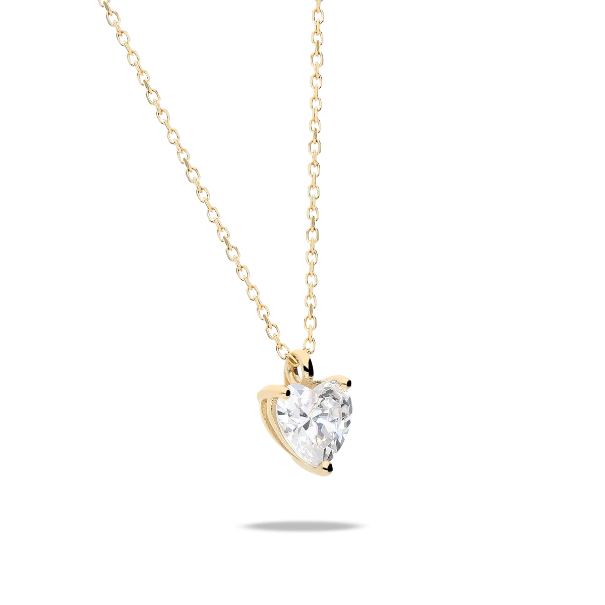 18k gold pendant FANCY LOVE