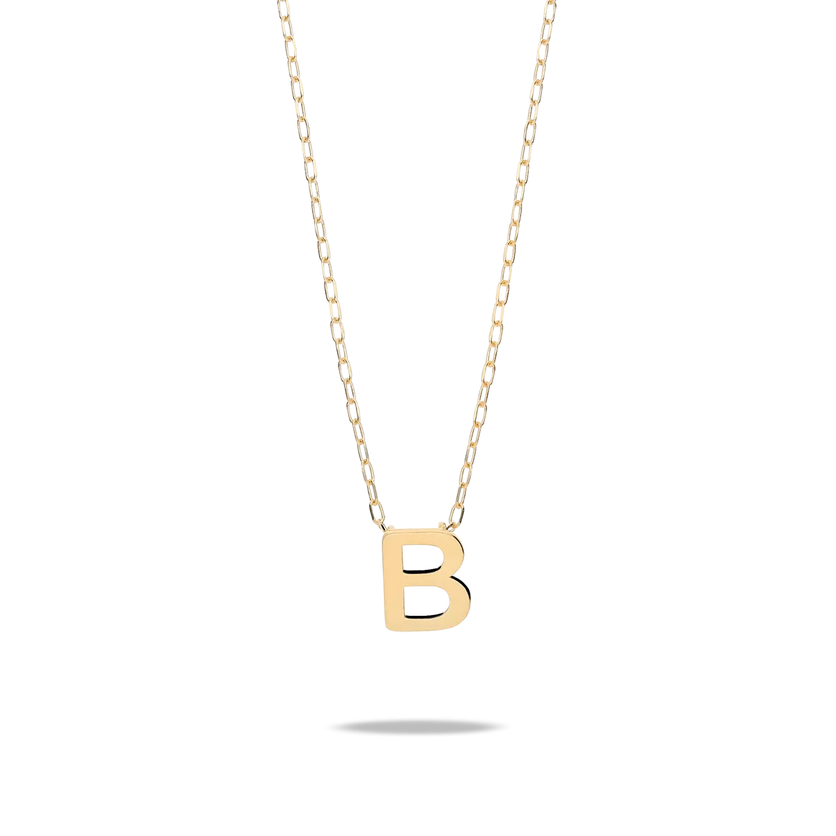 18k gold pendant MY LETTER