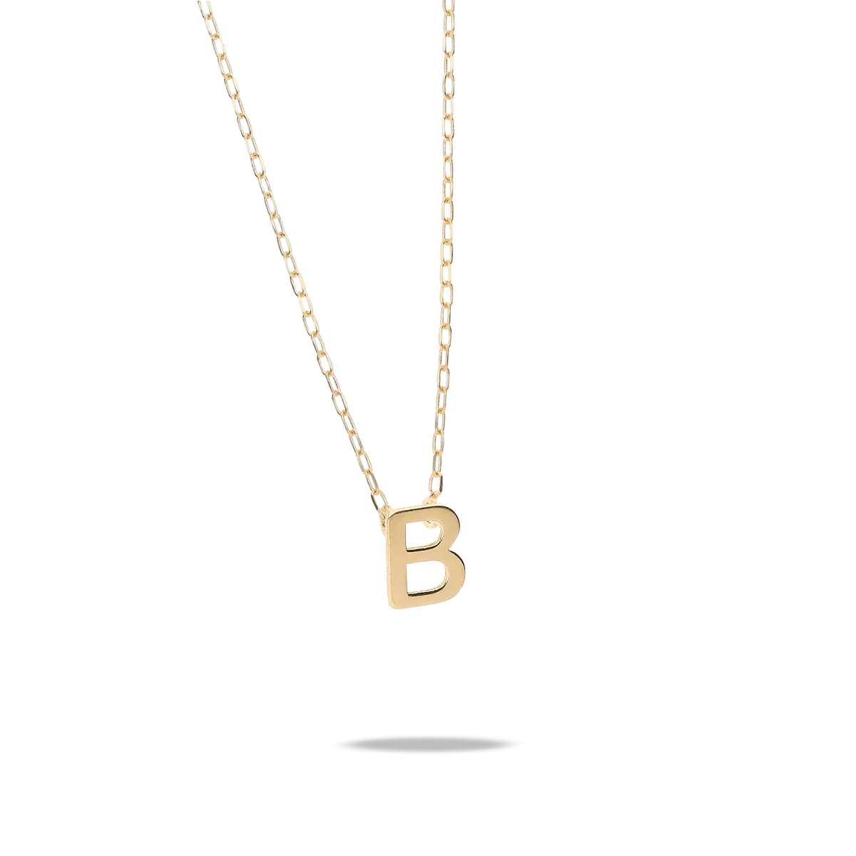 18k gold pendant MY LETTER