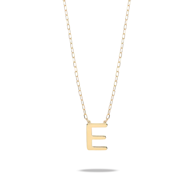 18k gold pendant MY LETTER