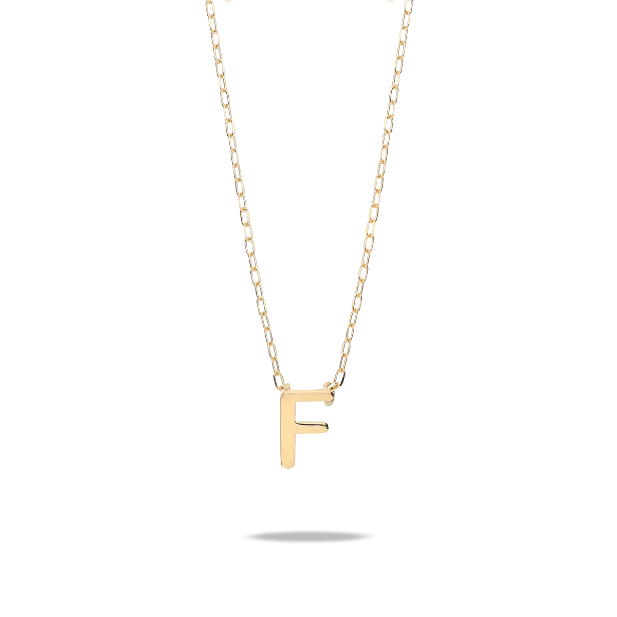 18k gold pendant MY LETTER