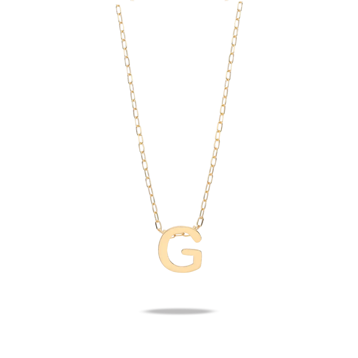 18k gold pendant MY LETTER