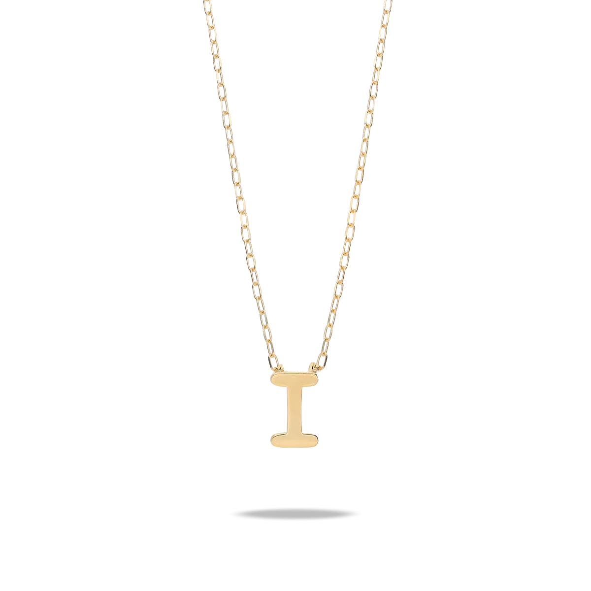 18k gold pendant MY LETTER