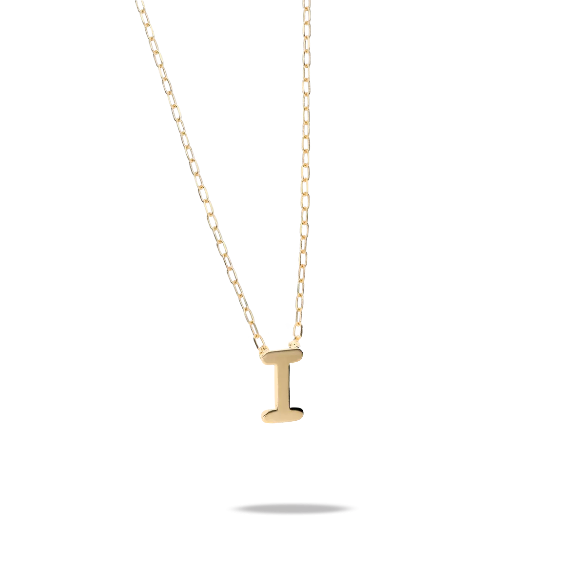 18k gold pendant MY LETTER