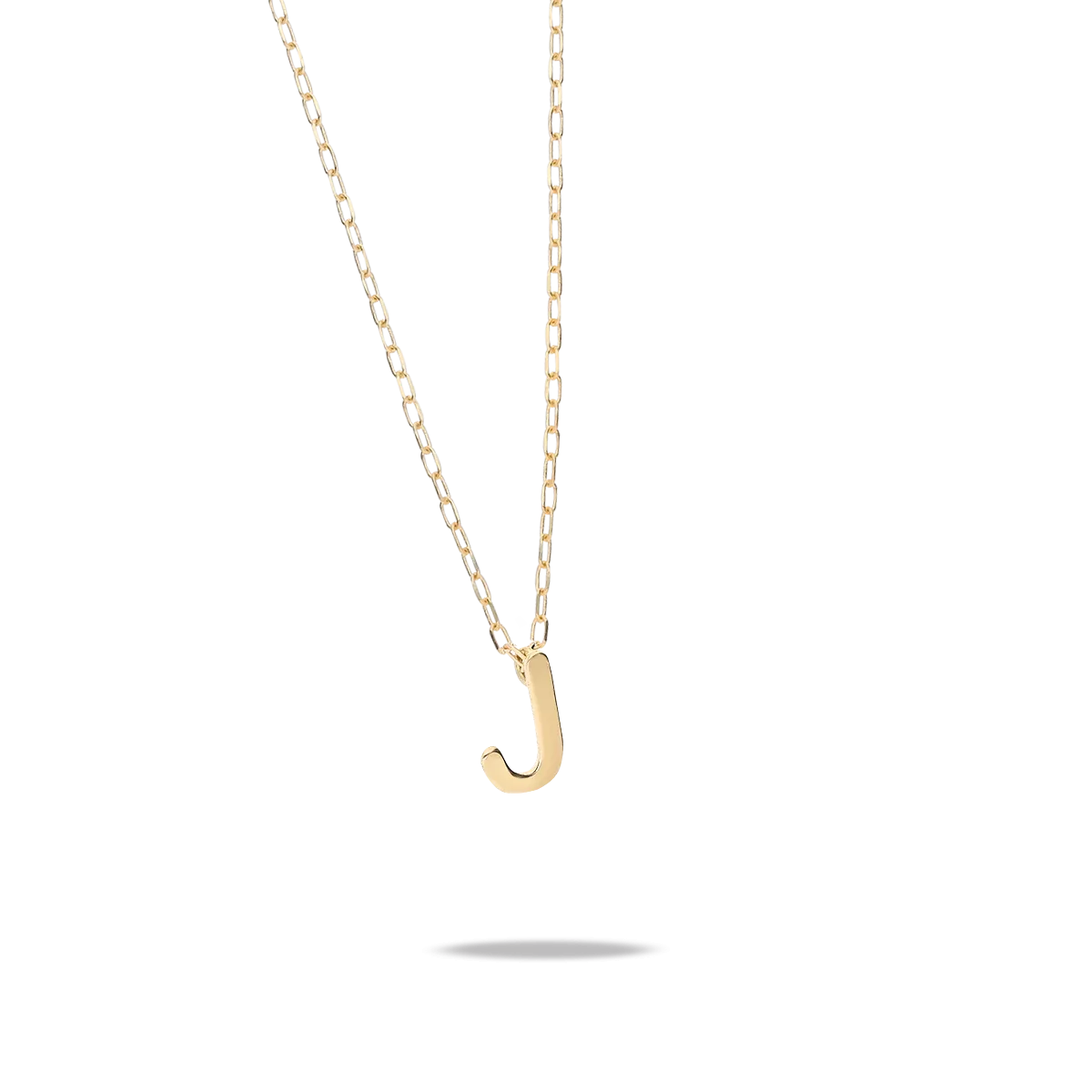 18k gold pendant MY LETTER