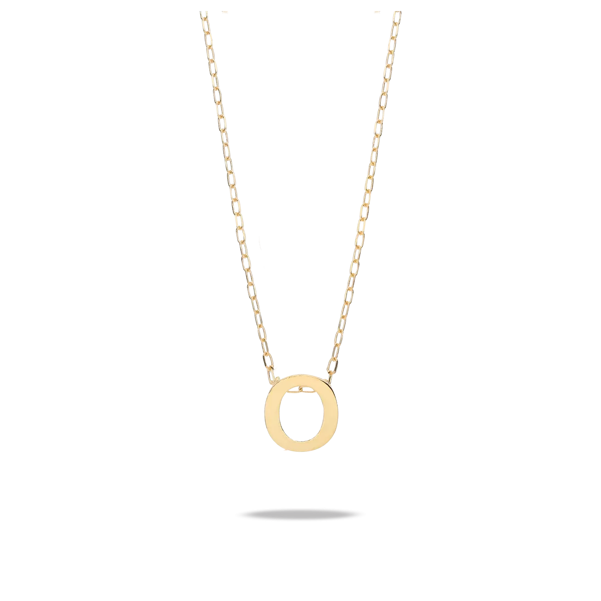 18k gold pendant MY LETTER