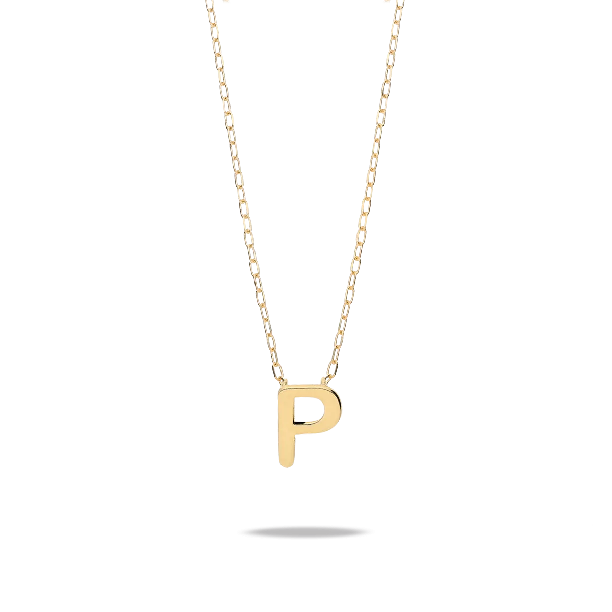 18k gold pendant MY LETTER