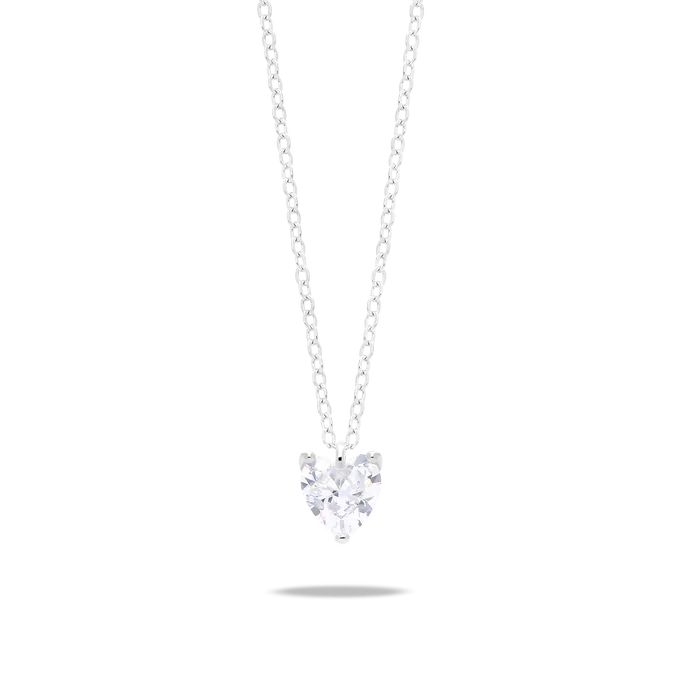 Sterling silver necklace FANCY LOVE