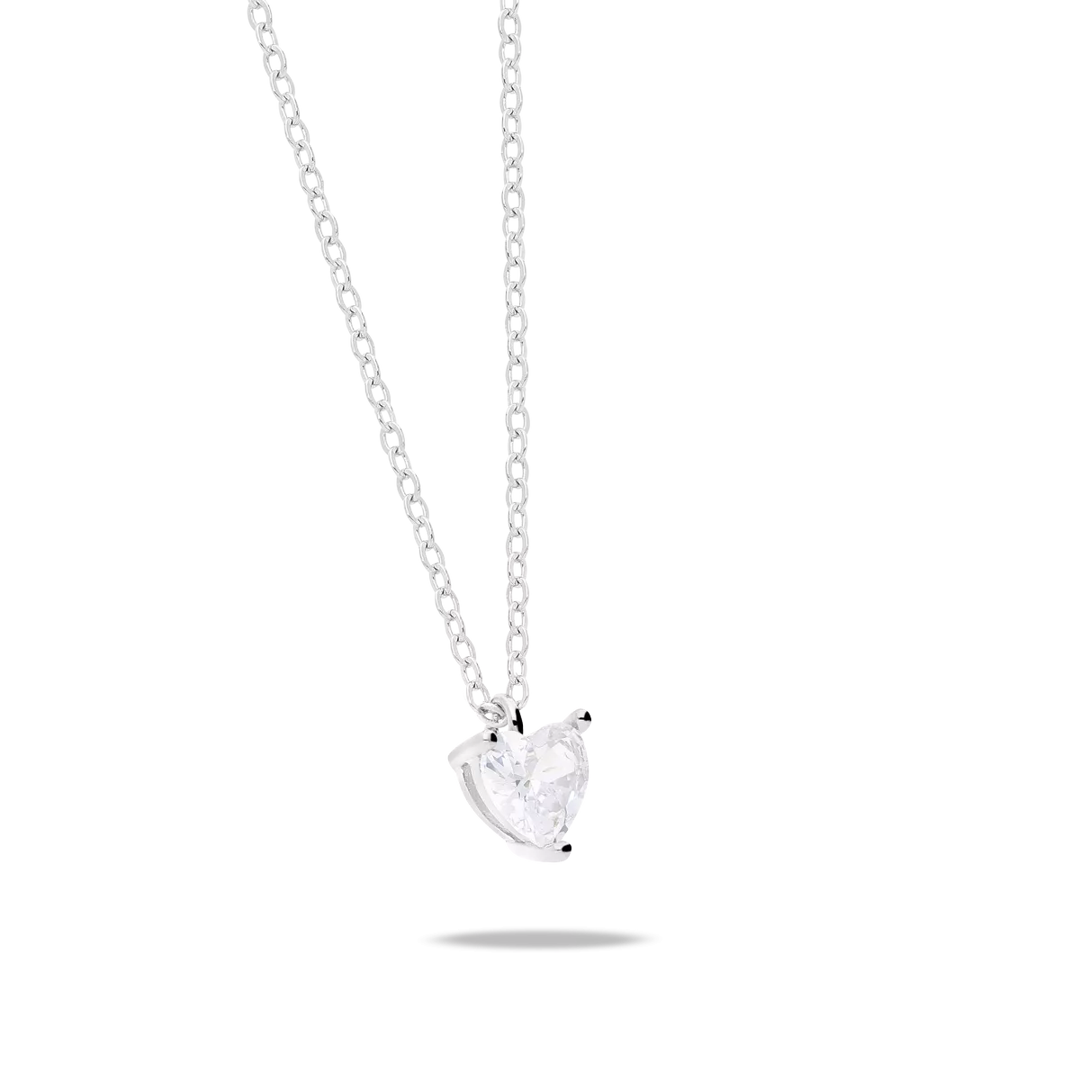 Sterling silver necklace FANCY LOVE