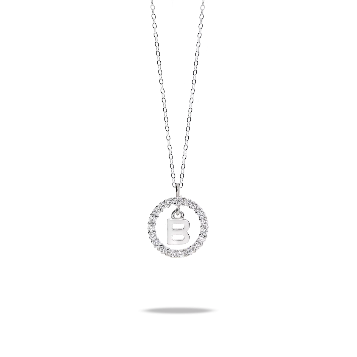 Collar plata primera ley ALPHABET SILVER