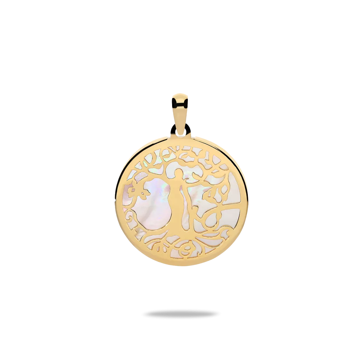 18k gold charm TREE OF LOVE