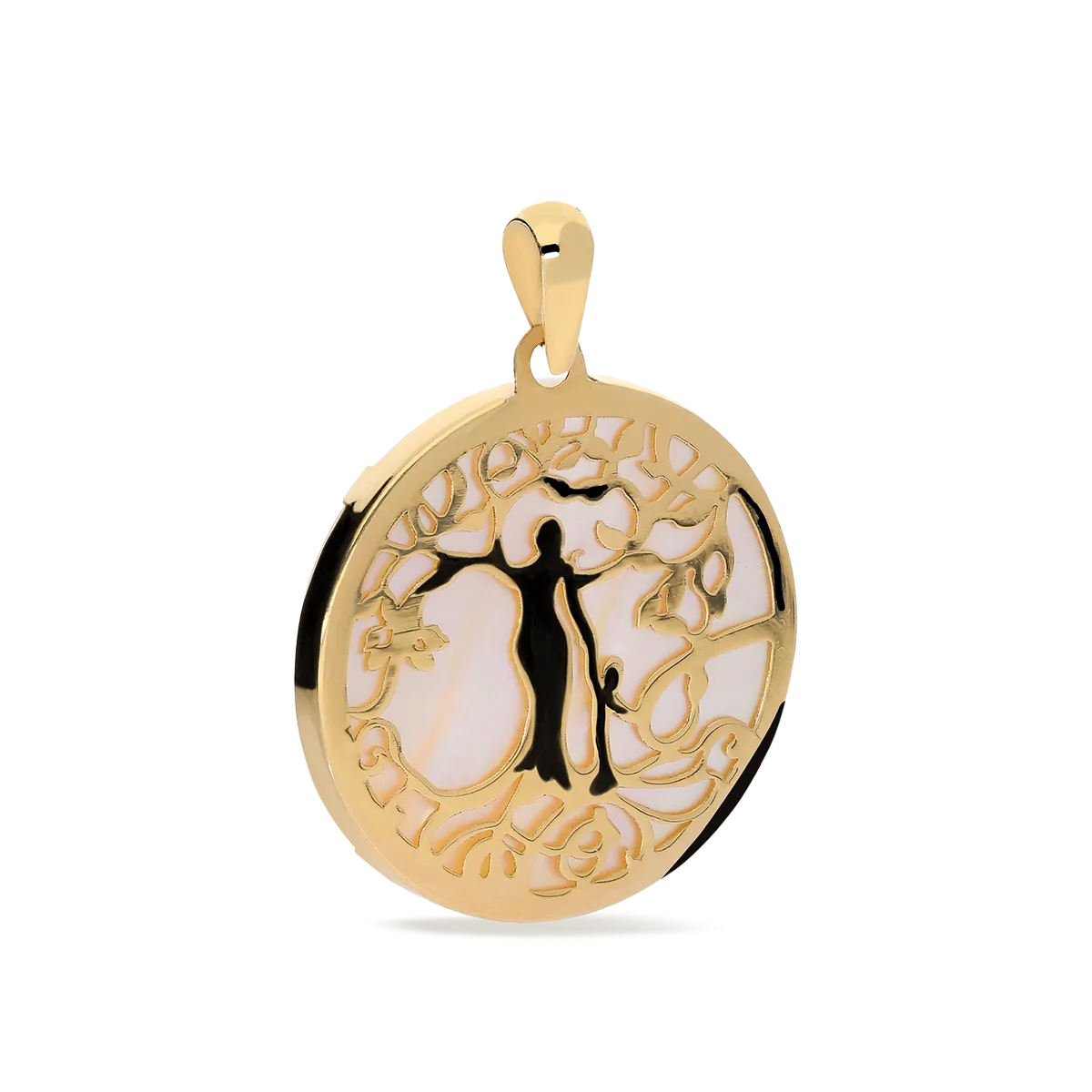 18k gold charm TREE OF LOVE