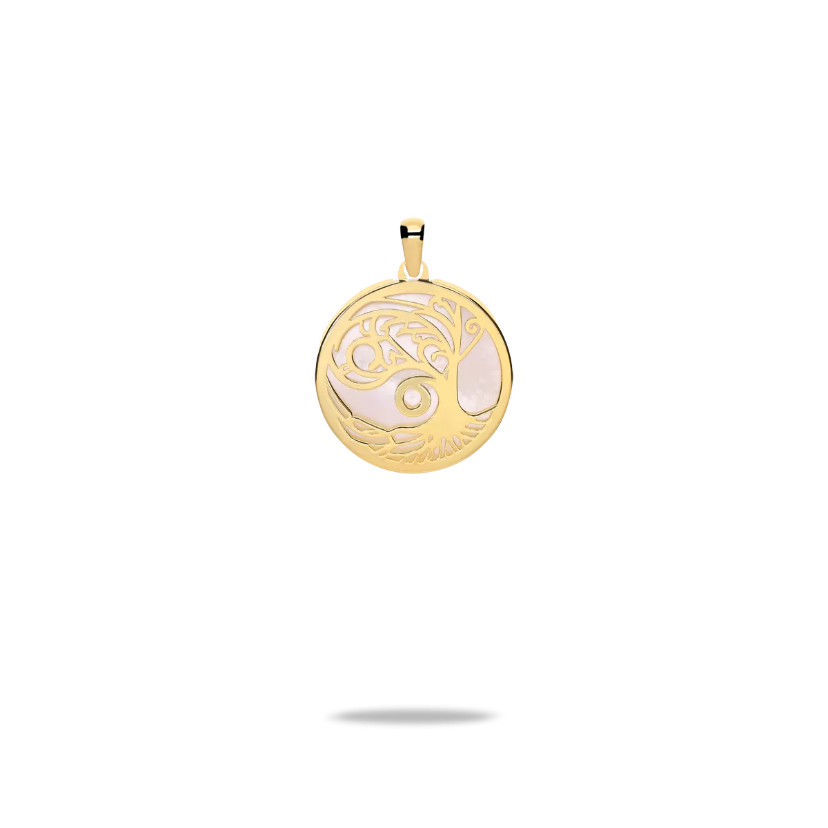 18k gold charm TREE OF LOVE