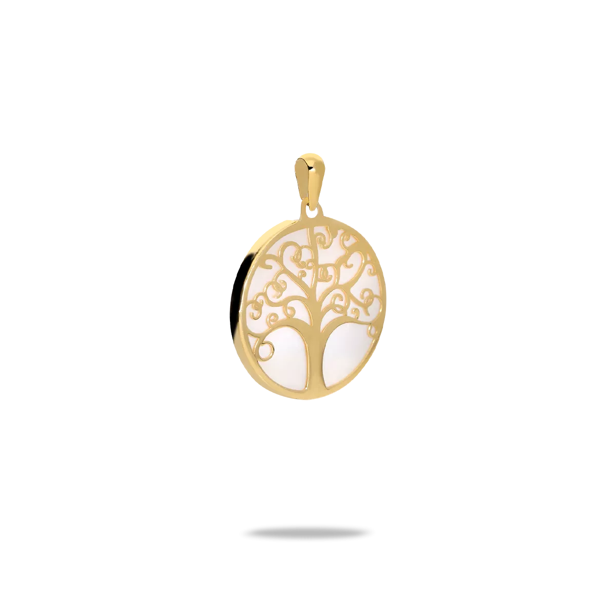 18k gold charm TREE OF LOVE