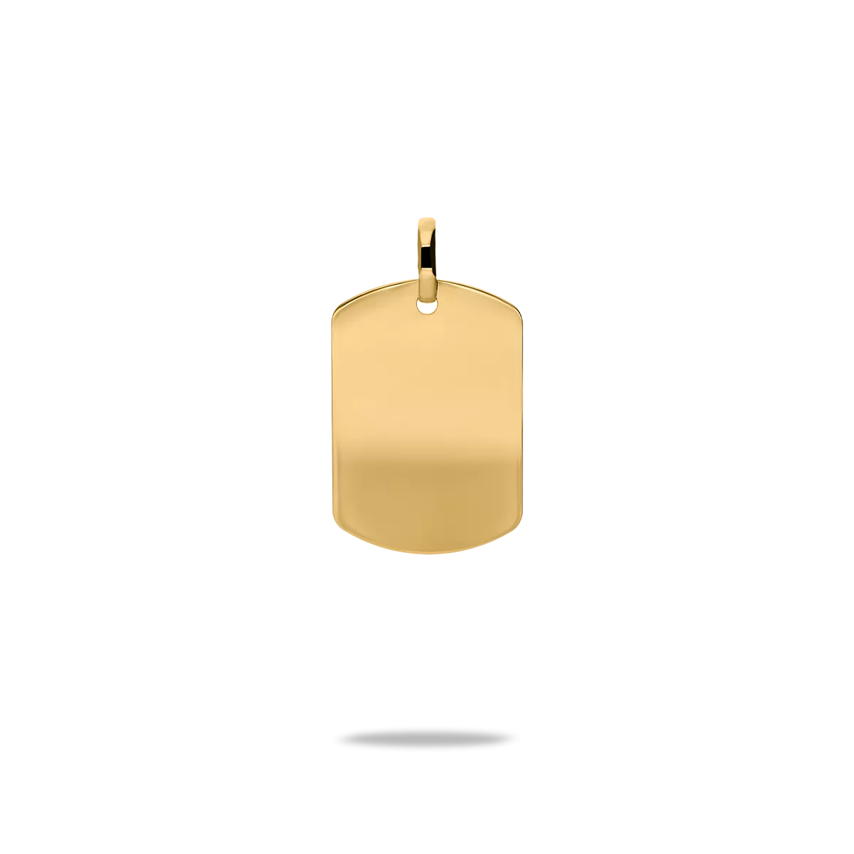 18k gold tag