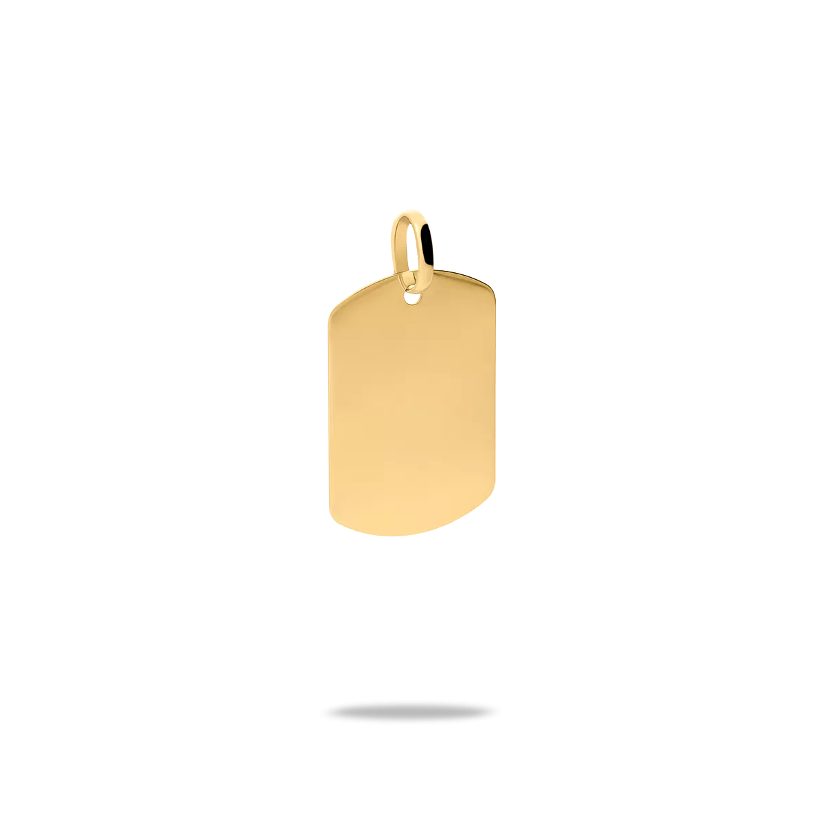 18k gold tag