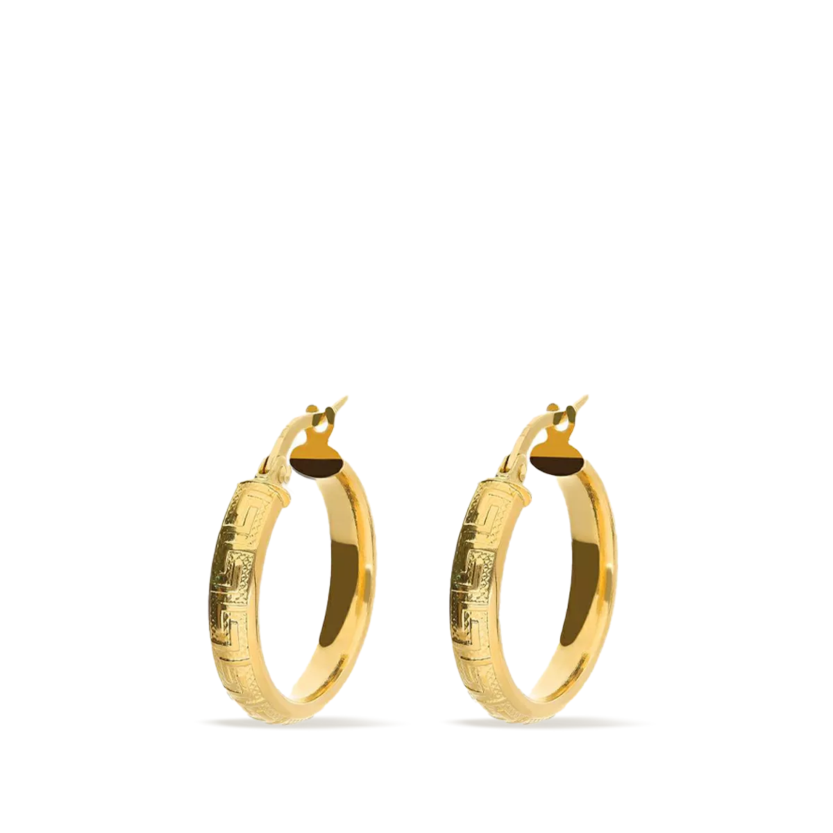 18k gold hoop earrings HELLENE