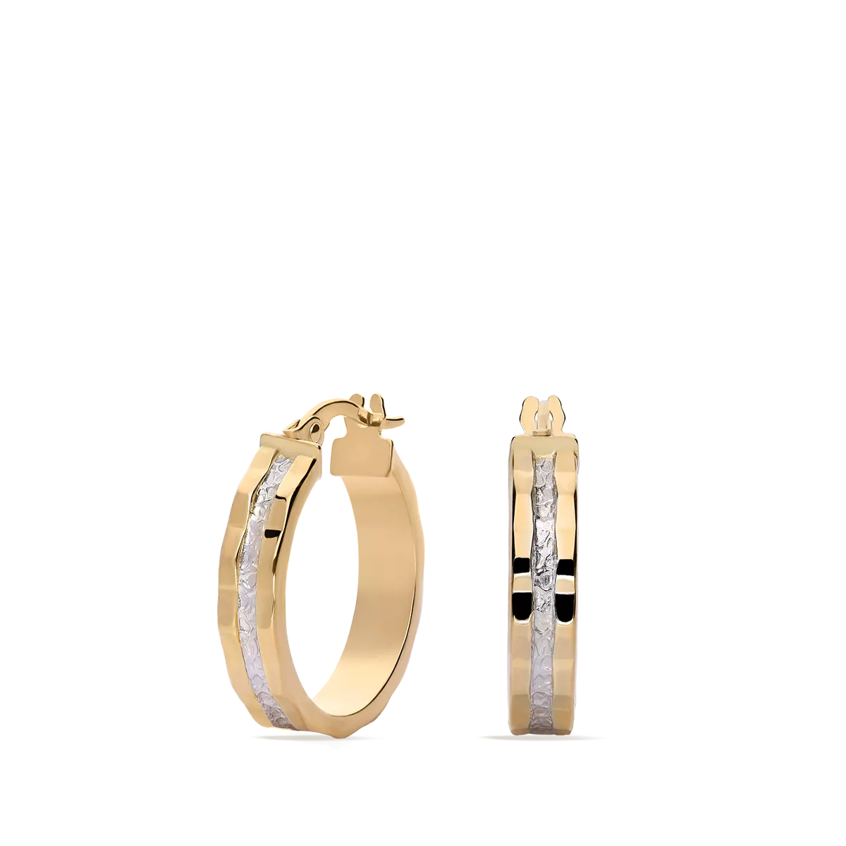 18k gold hoop earrings MONTE CARLO