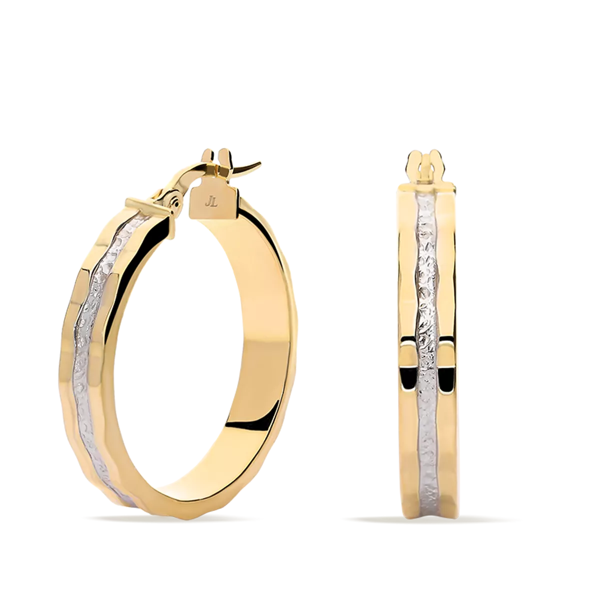 18k gold hoop earrings MONTE CARLO