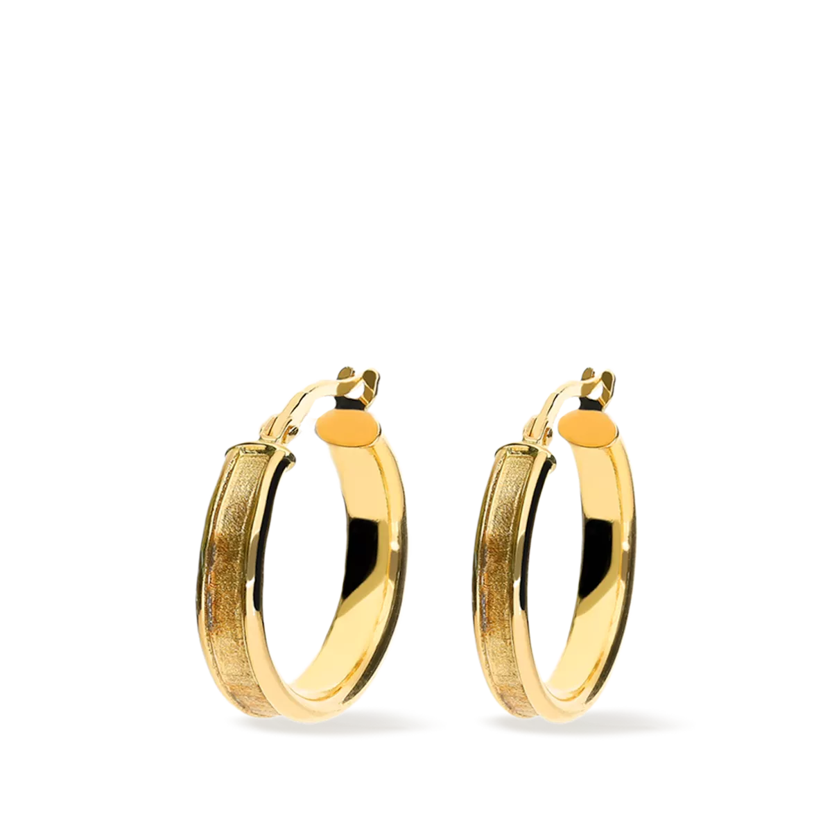 18k gold hoop earrings ESTORIL