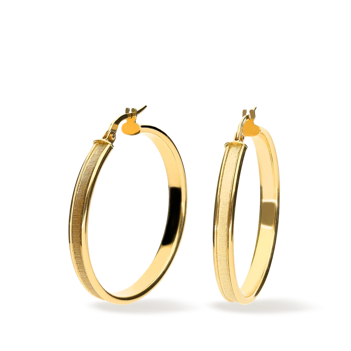 18k gold hoop earrings ESTORIL