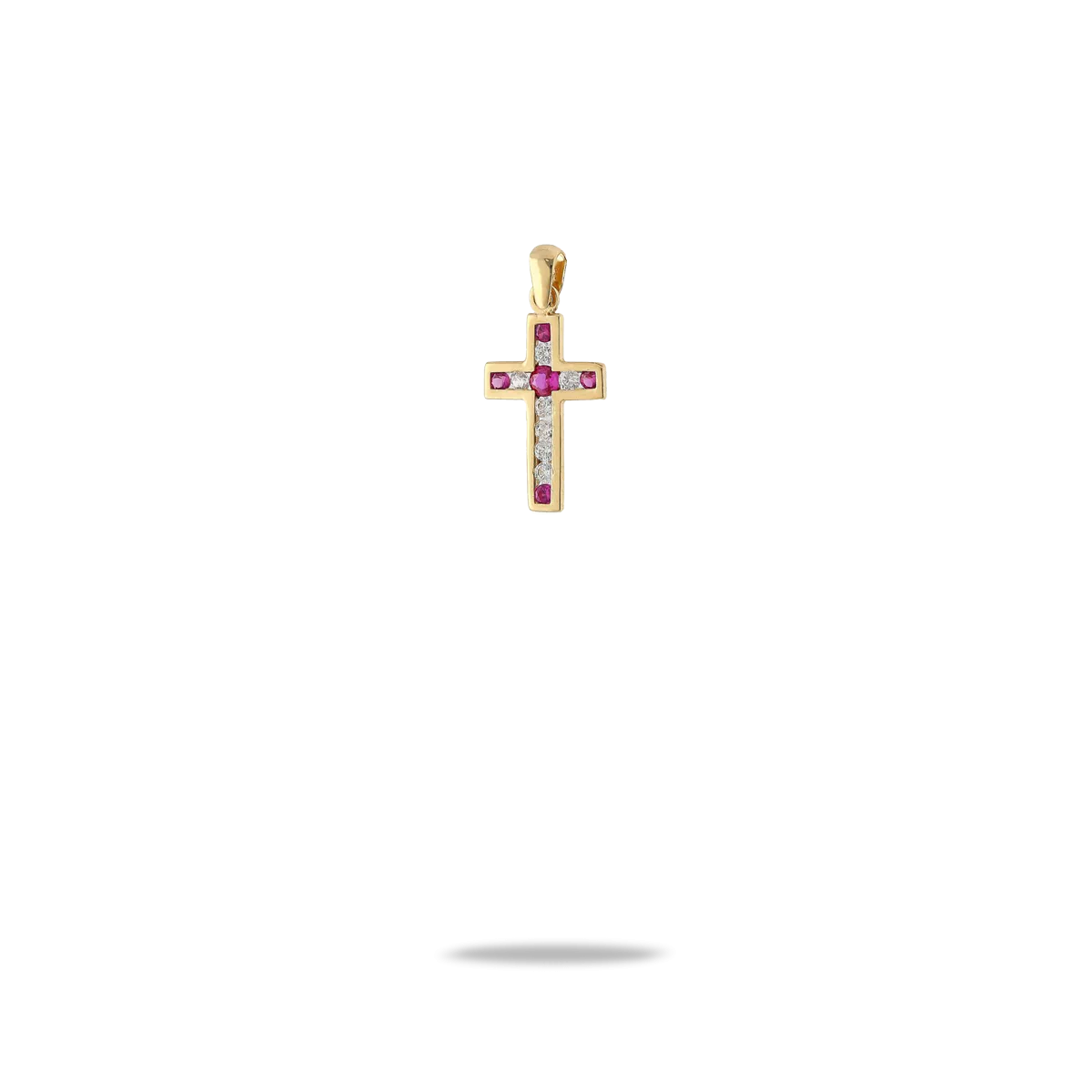 18k gold cross