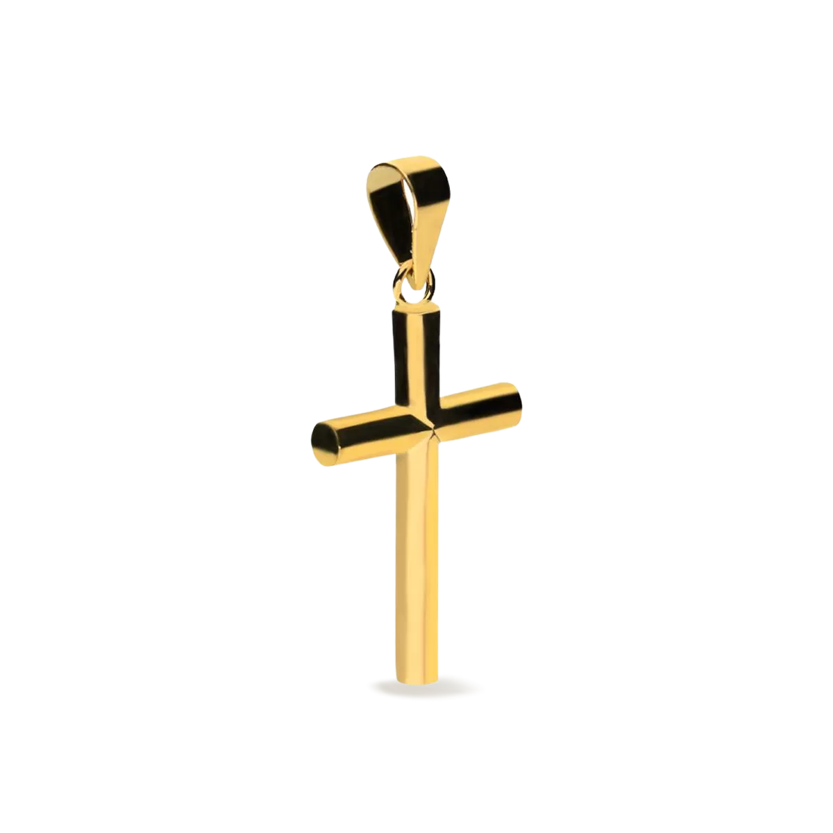 18k gold cross