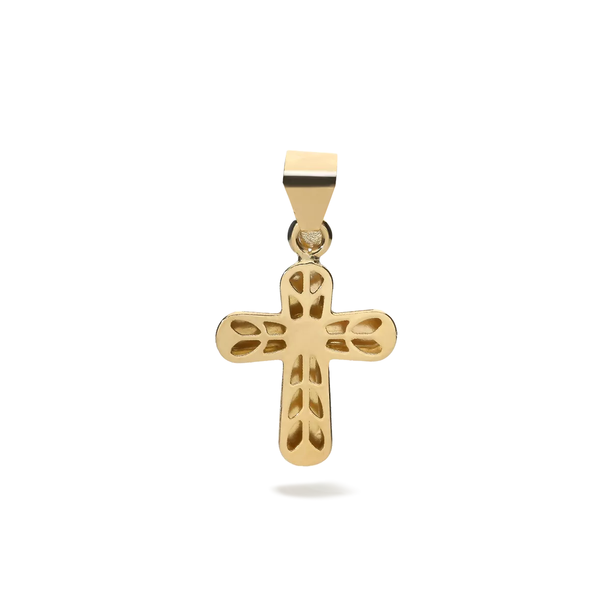 18k gold cross